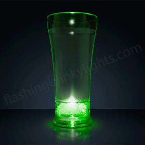 Green Pilsner Lighted Glasses - SKU NO: 10245
