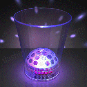 Disco Ball Light Projecting LED Cup - SKU NO: 11803-MLT
