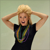 7mm Purple / Jade / Gold Round Mardi Gras Beads (NON LIGHT UP) - SKU NO: 10988