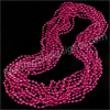 7mm Pink Disco Ball Mardi Gras Beads (NON LIGHT UP) - SKU NO: 11006