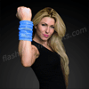 8 inch BLUE Glow Bracelets (ORDER IN LOTS OF 25 ONLY) - SKU NO: 10614