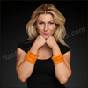 8 inch ORANGE Glow Bracelets (ORDER IN LOTS OF 25 ONLY) - SKU NO: 10616