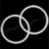NEW! 8 inch WHITE Glow Bracelets (ORDER IN LOTS OF 25 ONLY) - SKU NO: 11644