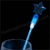 9' Blue Star Shaped LED Drink Stirrers - SKU NO: 11432-BL