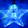 Acrylic Star Necklace Flashing Jewelry - SKU NO: 10557