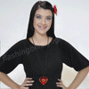 Acrylic Heart Necklace Blinking Jewelry - SKU NO: 10558