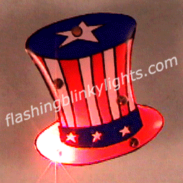 American Top Hat Flashing Pins - SKU NO: 10636