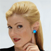 Flashing Earrings Blue / Blue - SKU NO: 10001