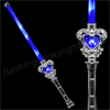 Blue Jewel Heart Flashing Stick Wands - SKU NO: 11574