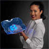 NEW! Blue LED Light Up Plate for Special Events - SKU NO: 11447