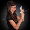 Blue LED Miniature Space Gun with Multiple Sound Effects - SKU NO: 11749-BL