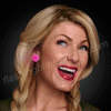 Blue / Pink Blinking LED Clip On Pins - SKU NO: 11545