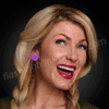 Blue / Purple Blinking LED Clip On Pins - SKU NO: 11546