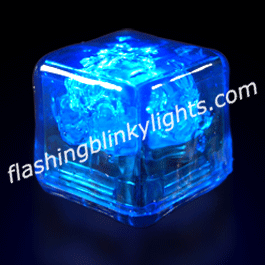Party Ice Blue LED Glow Cubes - Liquid Activated - SKU NO: 10881