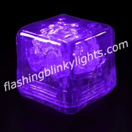 Party Ice Purple LED Glow Cube - Liquid Activated - SKU NO: 10886