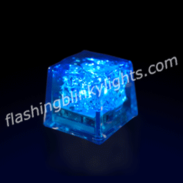 Mini Ice Blue LED Glow Cubes - Liquid Activated - SKU NO: 10872
