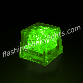 Mini Ice Green LED Glow Cubes Liquid Activated - SKU NO: 10873