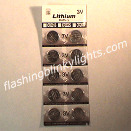 CR2016 Batteries - SKU NO: 10566