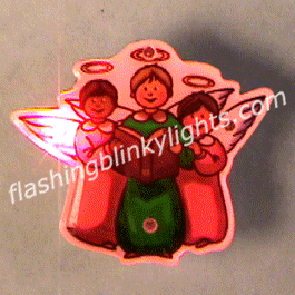 Christmas Carolers Blinky Pins - SKU NO: 10710