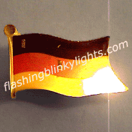 German Flag Blinky Lights - SKU NO: 10108