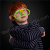 NEW! Green Glow Neon Glasses - SKU NO: 11580