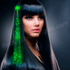 NEW! Green Light Hair Sparkle Clip Extensions - SKU NO: 11650-GN