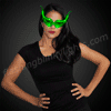 Green Martian Light Up Funky Glasses - SKU NO: 11429