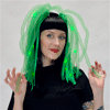 Light Up Hair Noodles Headband - Irish Green - SKU NO: 11341-GN