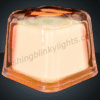 Hollywood Ice Light Up Orange Ice Cubes, Patent #D552,633S - SKU NO: 10725-OR