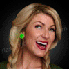 Jade / Red Blinking LED Clip On Pins - SKU NO: 11556
