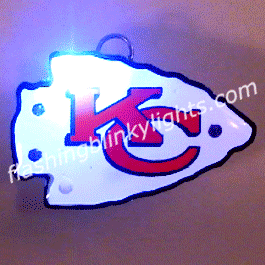 Kansas City Chiefs Battery Operated Light Up Pins - SKU NO: 10378