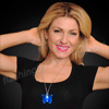 Blue LED Butterfly Acrylic Necklaces - SKU NO: 11487