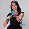 LED Scepter Crystal Ball Light Toy- SKU NO: 11472