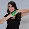 LED Green Flash Glow Rings - SKU NO: 11476-GN