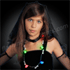 LED Skeleton Skulls & Bones Necklace - SKU NO: 11730