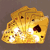 Las Vegas Cards & Dice Flashing Light Pins - SKU NO: 10136