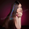 Light Hair Sparkle Clip Extensions - SKU NO: 11650-MLT