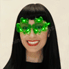 Light Up Shamrock Sunglasses - SKU NO: 11362