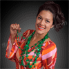 Mini Green Leaf Bead Necklaces for Mardi Gras - SKU NO: 11697