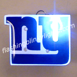 New York Giants Battery Operated Lights - SKU NO: 10412