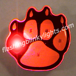 Red & Blue Flashing Paw Body Lights - SKU NO: 11368-BR