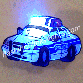 Police Car Blinking Body Lights - SKU NO: 10165