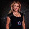 Blue Star Bright Infinity Tunnel Necklace - SKU NO: 11526-BL