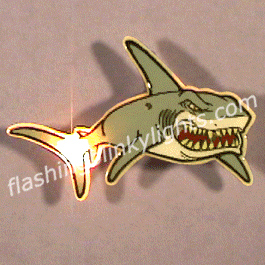 Shark Flashing Pins - SKU NO: 10608