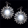 LED Snowflakes Pierced Earrings - SKU NO: 11210