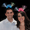 Sparkly Happy Birthday Headbands with Fiber Optics - SKU NO: 11454