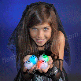 NEW! Spooky Light Up Rolling Eye Ball - SKU NO: 11515