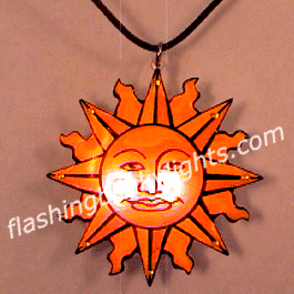 Sun Necklace LED Jewelry - SKU NO: 10188