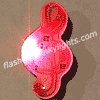 Treble Clef Flashing Body Lights - SKU NO: 10190