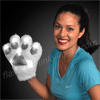 White LED Team Mascot Paws for Sport Fans - SKU NO: 11666-WT